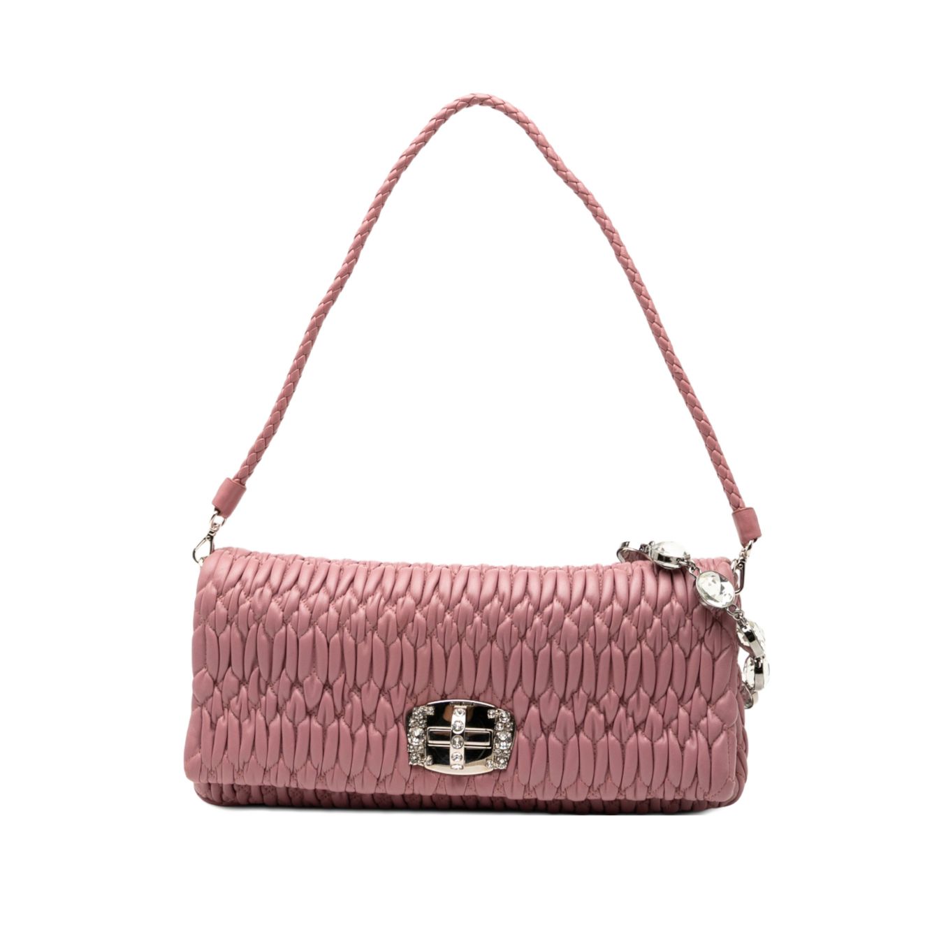 미우미우 중고 2010-2025 마틀라세 나파 크리스털 체인 사첼 백 1,673,000원