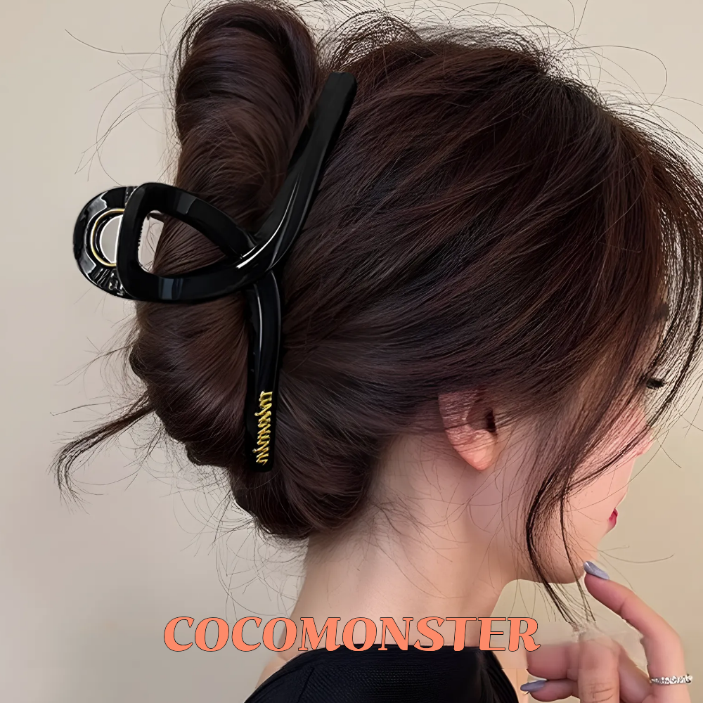 COCOMONSTER 프리미엄 빅사이즈 고급 올림머리 헤어 집게핀 15cm 19,000원