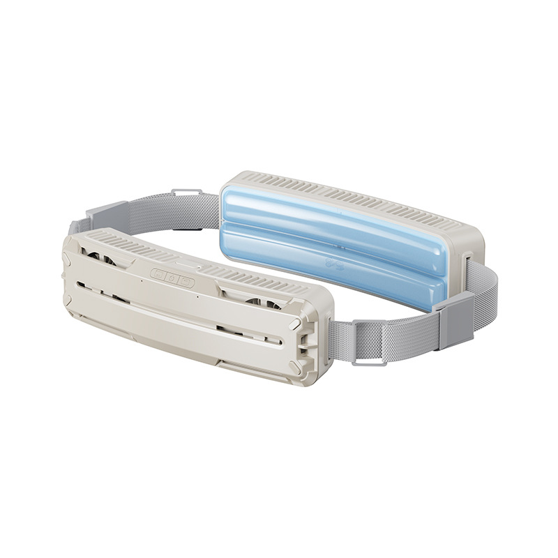 씨와이씨 신형 얼음냉각 허리선풍기 허리밴드송풍기 야외 휴대용, 화이트 59,800원