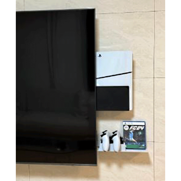 티라미슈 플스5 컨트롤러 거치대 듀얼센스 티엠 무선 컨트로러 벽선반 게임기 조이스틱 거치대 아트월 벽걸이 선반 브라켓, 밀크화이트, 1개, 200 11,900원