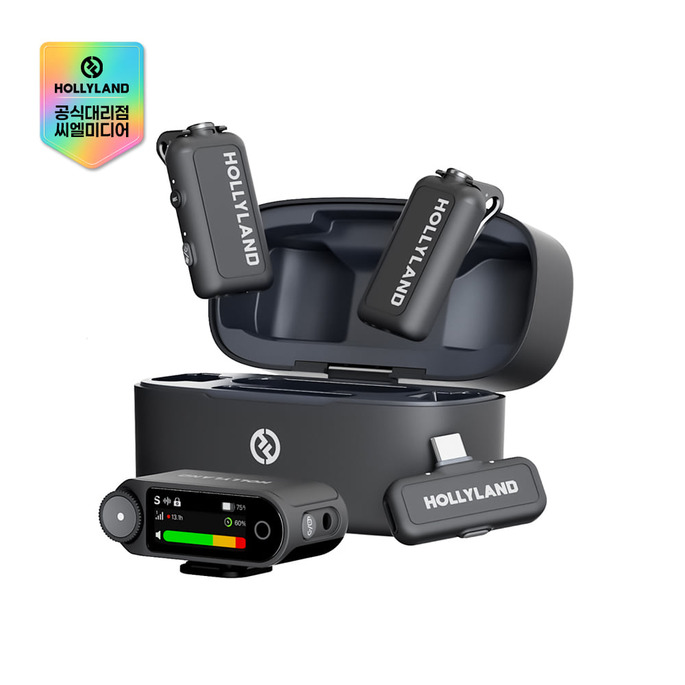 Hollyland HOLLYLAND 홀리랜드 LARKMAX2-UC 라크맥스2 얼티메이트콤보 무선마이크 마이크 400,000원