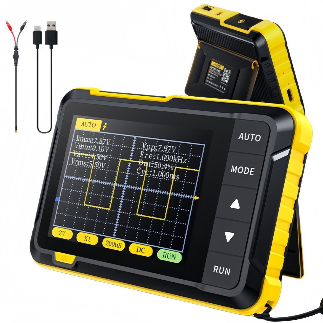 Mochae 오실로스코프 휴대용 디지털 오실로스코프 미니 디지털 전압 테스터기 측정기, 1세트, 푸른색 67,000원