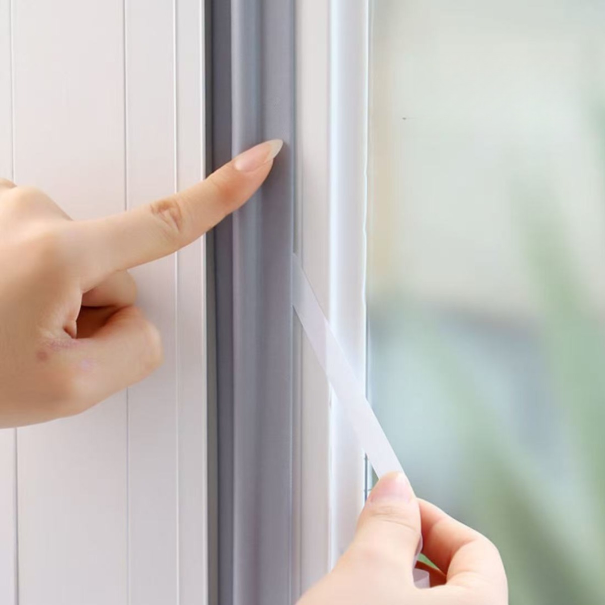 다예코 세이버 창문 틈새 바람차단 그레이 10m, 2개 5,800원