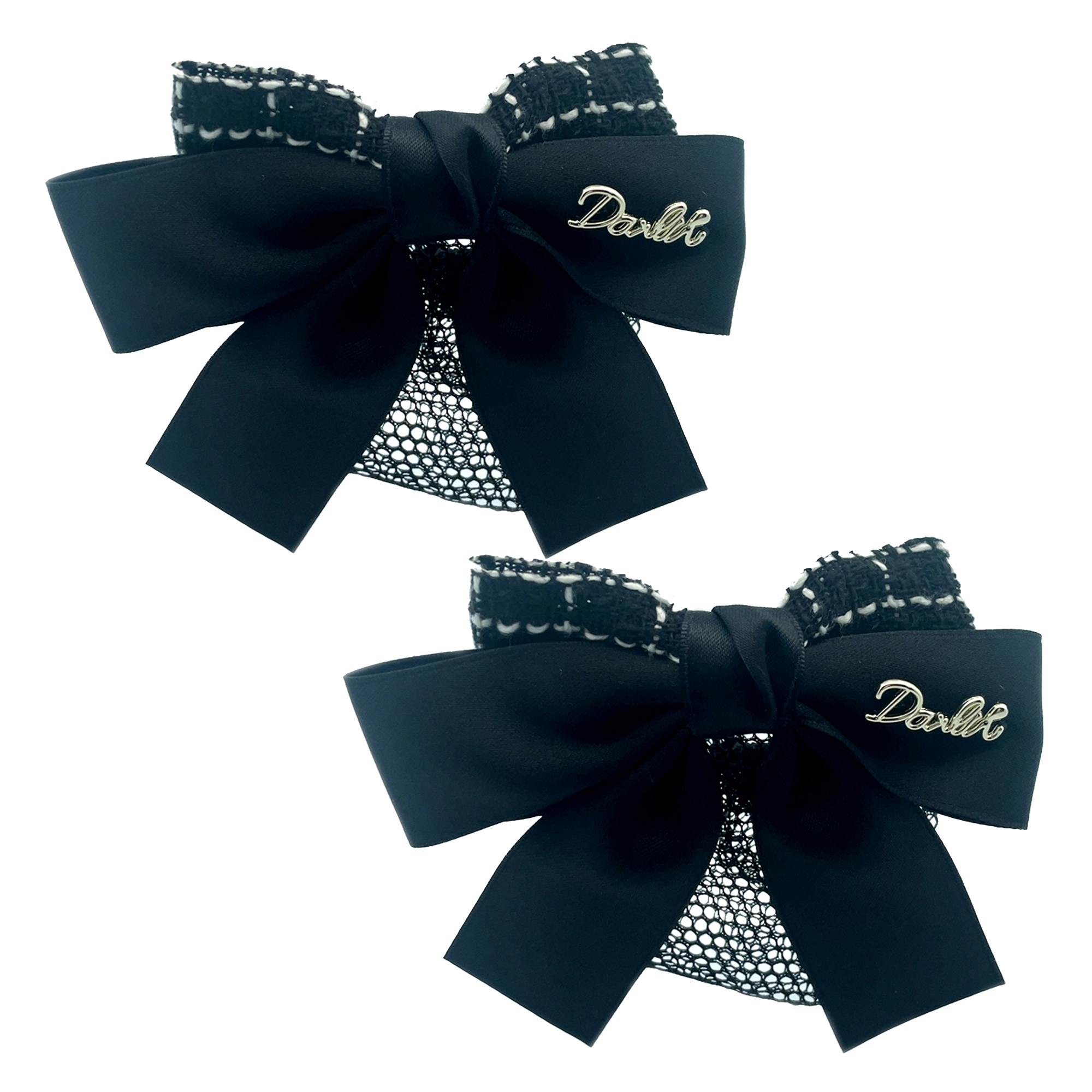 스타일플래닛 체크 포인트 로우번 머리망 2종 세트 B 5,000원