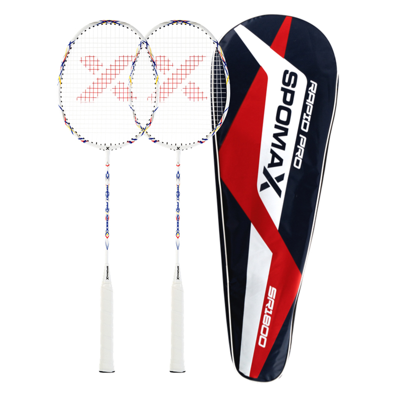 SPOMAX 래피드 프로 배드민턴 라켓 SR1800 2p + 풀커버 세트, 1세트, SR1800 29,800원