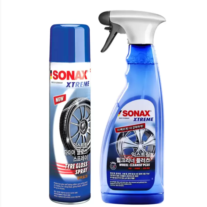 소낙스 익스트림 타이어 & 휠 관리 세트 2종 (타이어 글로스 스프레이 400ml + 휠크리너 플러스 750ml) 34,460원