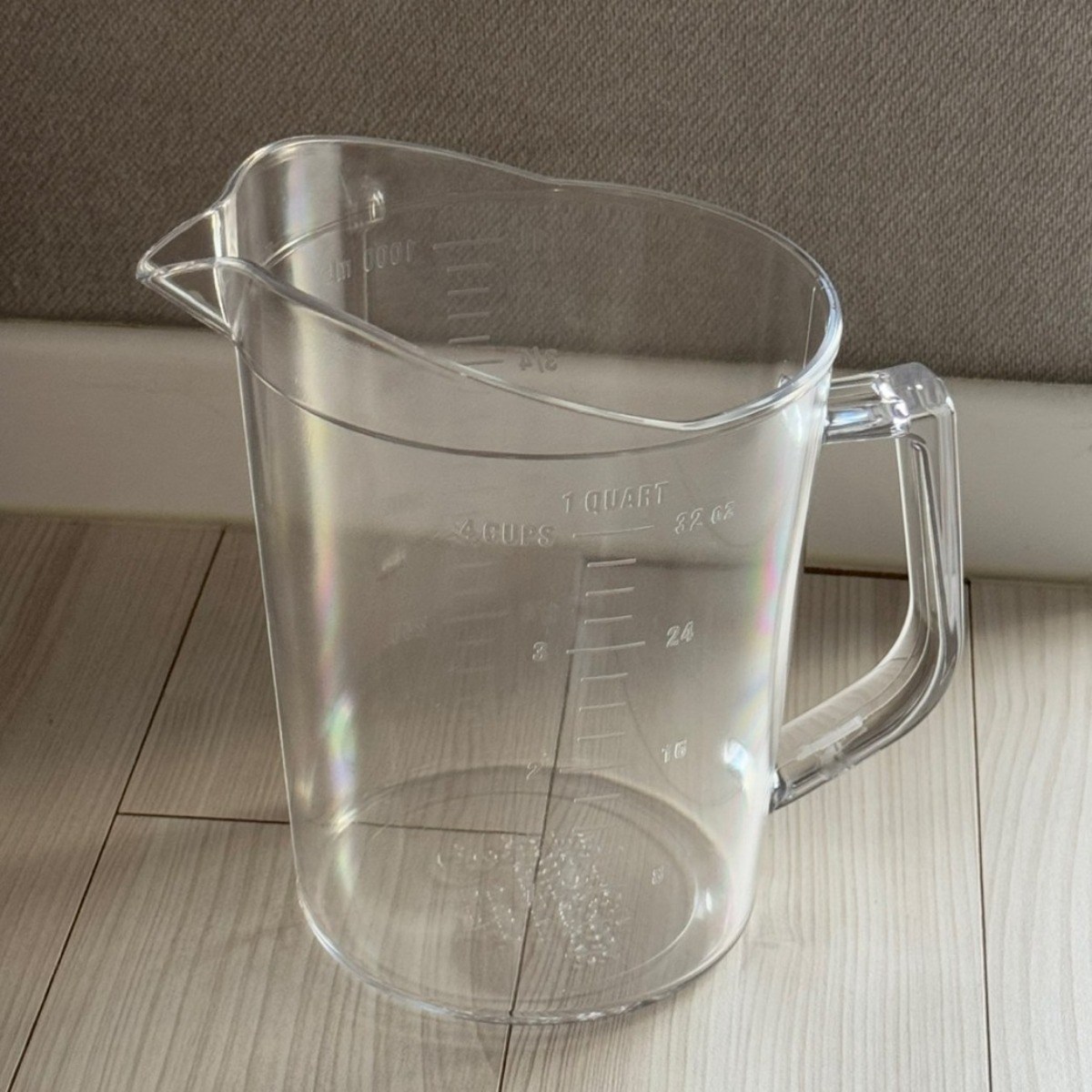 블루비 PC 계량컵 업소용 가벼운 계량컵 플라스틱 비커 1리터 6,570원