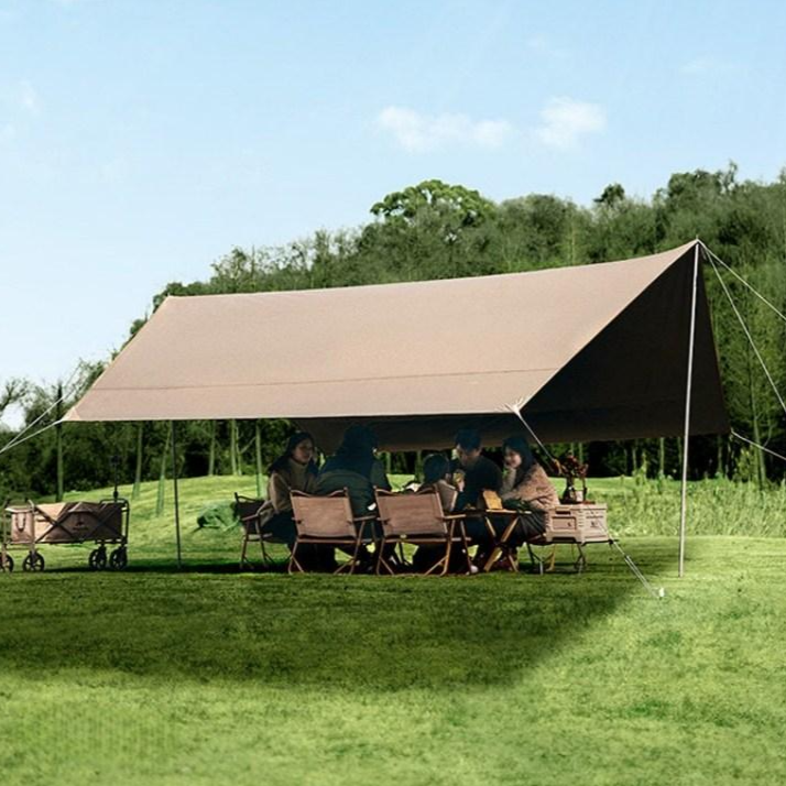 MAILE 210D 옥스포드 블랙 실버 코팅 방수 대형 렉타 타프 28,980원