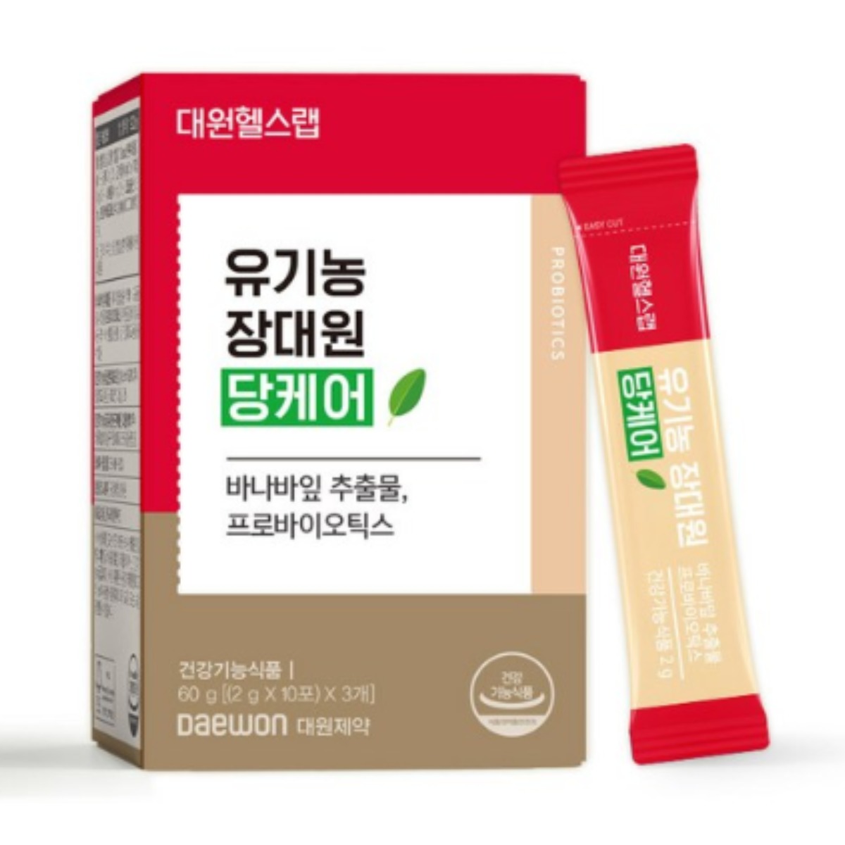 대원제약 대원헬스랩 유기농 장대원 당케어 유산균 30p 54,900원