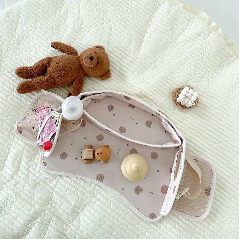 베베코지 카시트 트레이 유아 아기 키즈 다용도 차량용 테이블, 베이지, 1개 24,900원