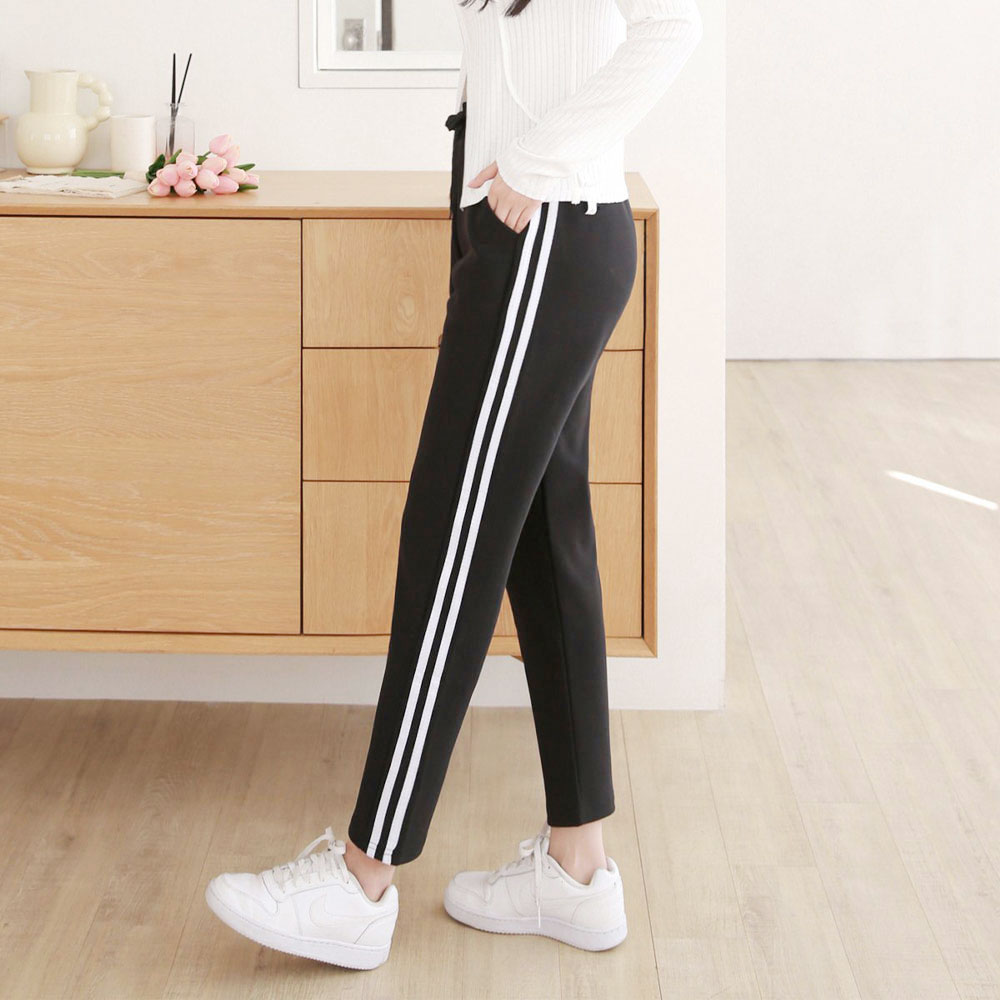 여성 밴딩 두 트레이닝 바지 일자 편한 데일리 12,880원