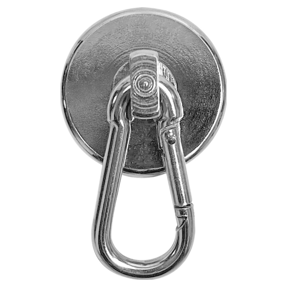 월드크린 네오디뮴 자석 걸이 카라비너 32mm, 실버, 1개 6,400원