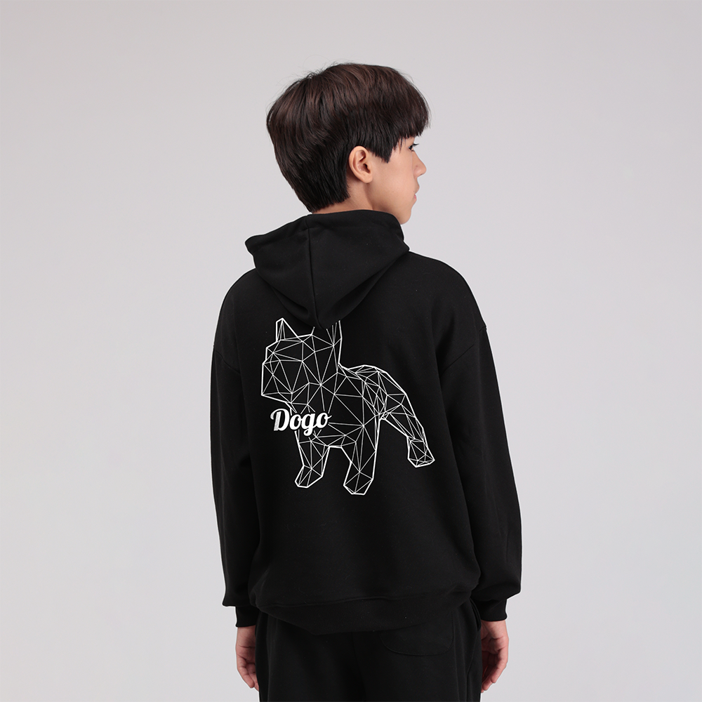 국내 생산 마고 주니어 오버핏 불독 그래픽 DOGO 후드티 키 110 120 130 140 150 160 26,700원
