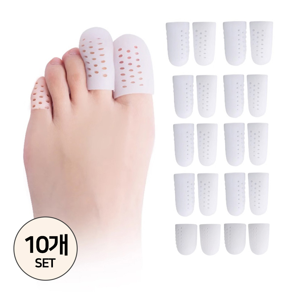 엔빙 발가락 에어 보호캡 10P  발가락 골무 NV-159 6,900원