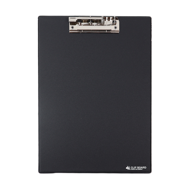 플러스샵 클립보드 A4 세로형 블랙 PVC 고주파 와이어 레버 2종 1,450원