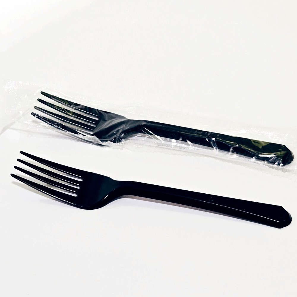 [국내생산] 개별포장 일회용 포크 16cm 블랙, 1000개, 1개 38,800원