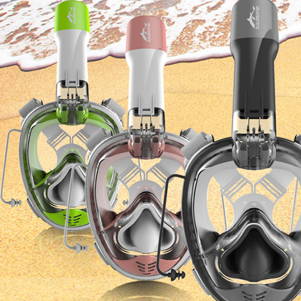 듀얼브레서 3세대 프리다이빙 V3 스노쿨링 마스크, PINK 83,320원