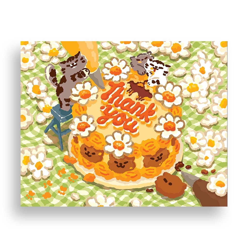 위메이크 페인팅 DIY 명화그리기 세트 땡큐케이크 50x40 36,900원