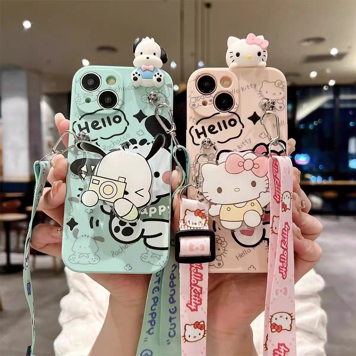 갤럭시 a15 버디3 케이스 유니크한 강아지 파스텔 목걸이 핑거 어깨끈 35,500원