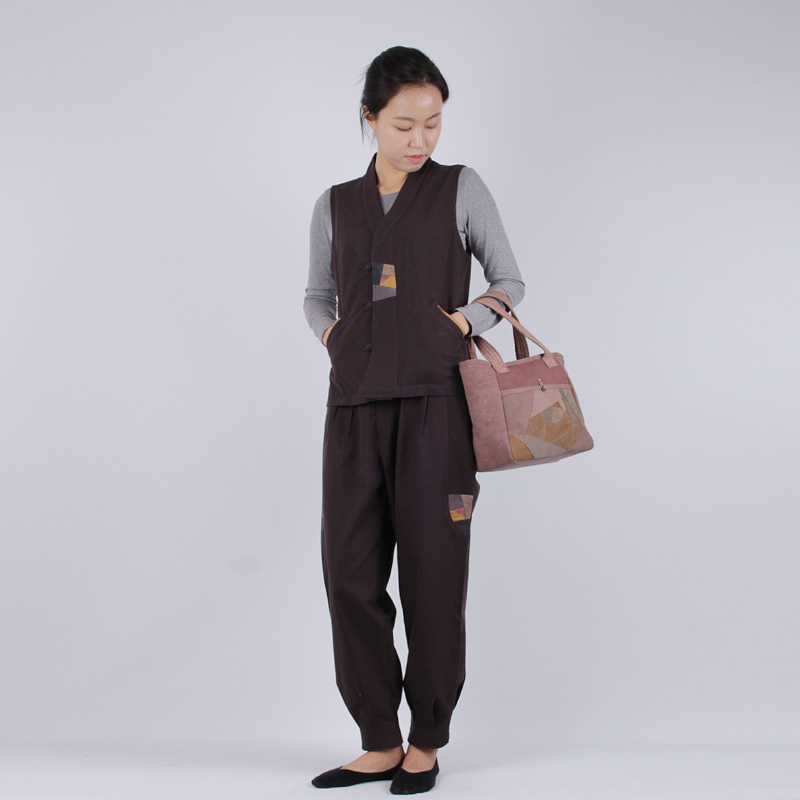 다오네우리옷 여자-해나 슬라브 조끼+바지 생활한복(개량한복) 93,000원