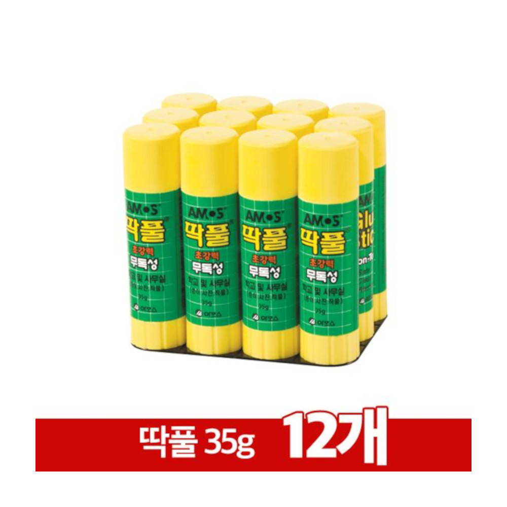 아모스 딱풀 1팩(12개입), 12개, 35g 16,600원