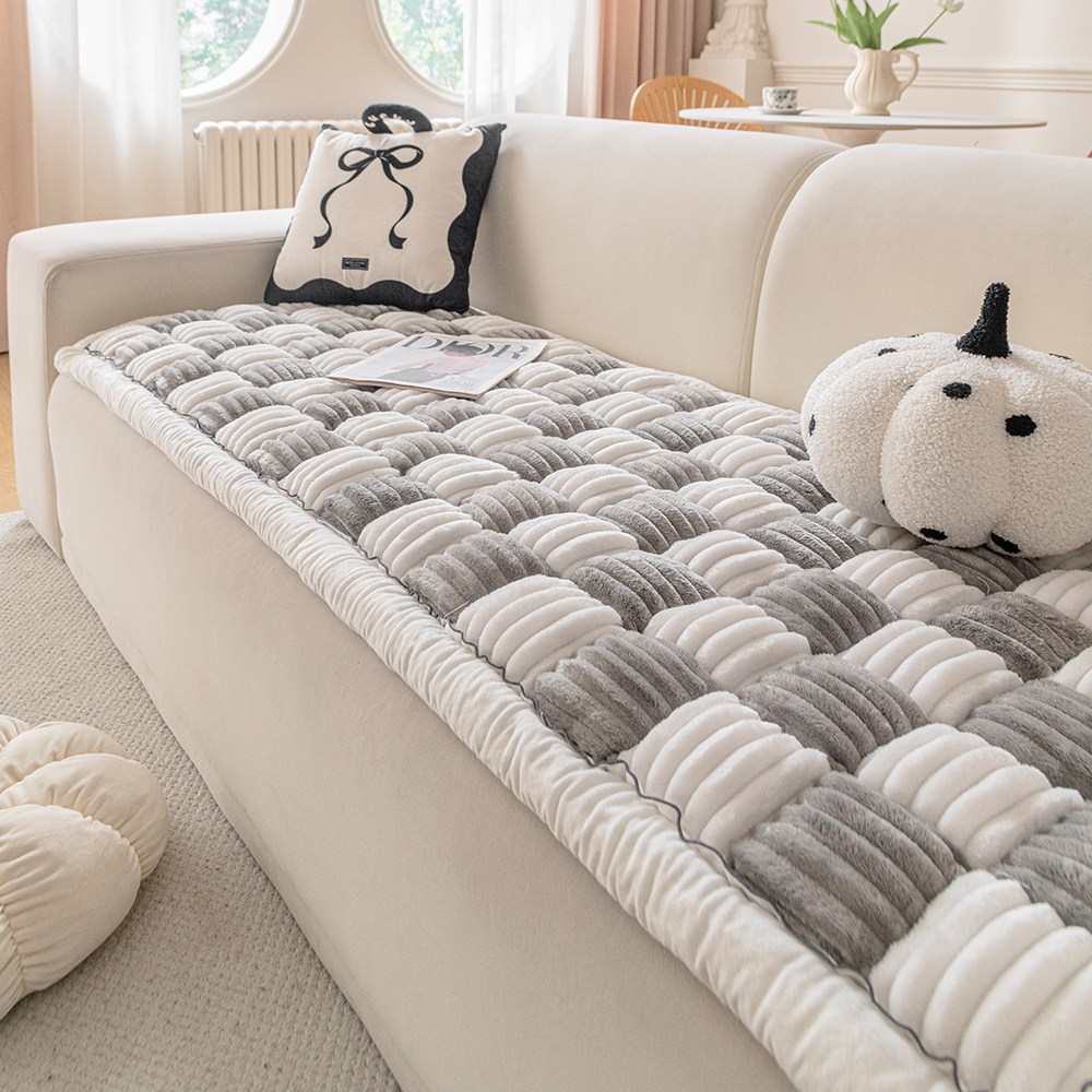 엔조이텍스타일즈 라이트 럭셔리 보온 두툼한 퍼 일자형 소파 패드 64,800원