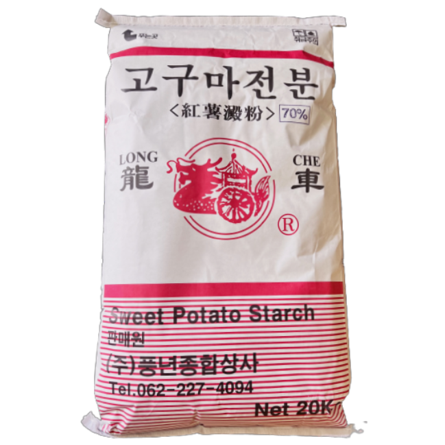 용차 고구마전분 70% 분말 20kg, 1개, 20kg 51,000원