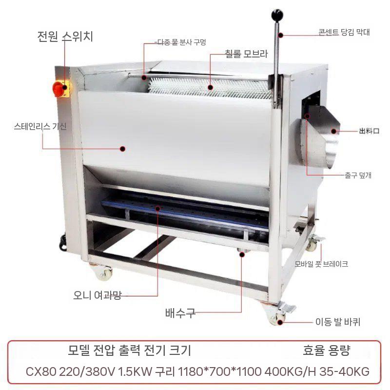 양파 까는 기계 탈피기 음식점 업소용 감자 자동 가정용 고구마 껍질 제거기 무 박피기 전동 깎는머신 껍데기 필링기 1,233,030원