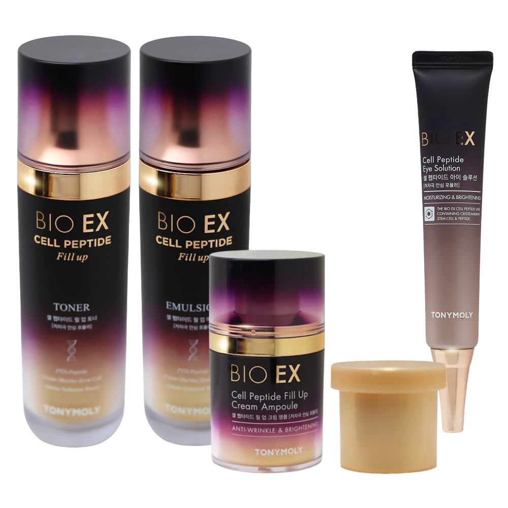 토니모리 셀 펩타이드 필업 4종(토너+에멀전+필업크림앰플+리필+아이솔루션) 176,350원