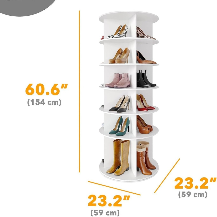 좁은 현관 200% 활용 360도 회전 다용도 선반 신발 가방 모자 정리 틈새 수납장 98,500원