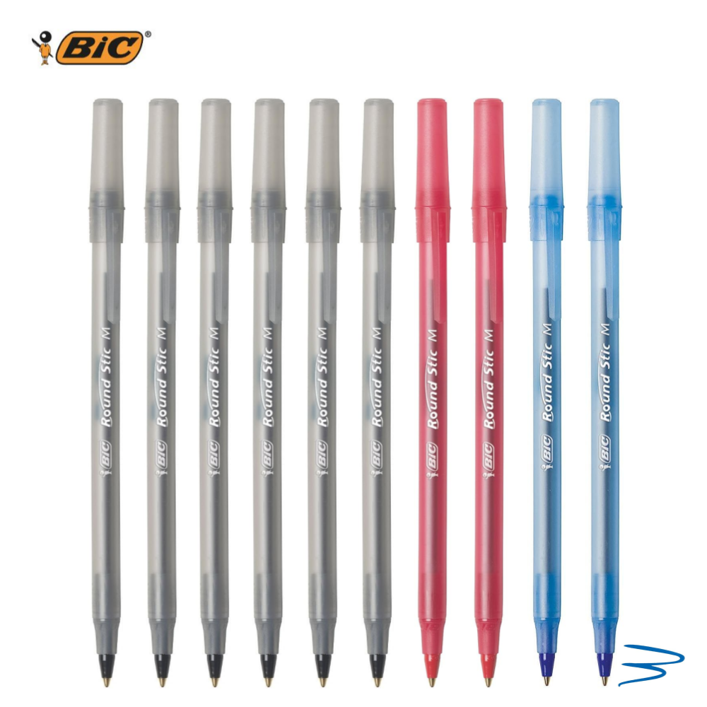 BIC 빅 라운드 스틱 볼펜 (1.0mm) 10개입 9,680원