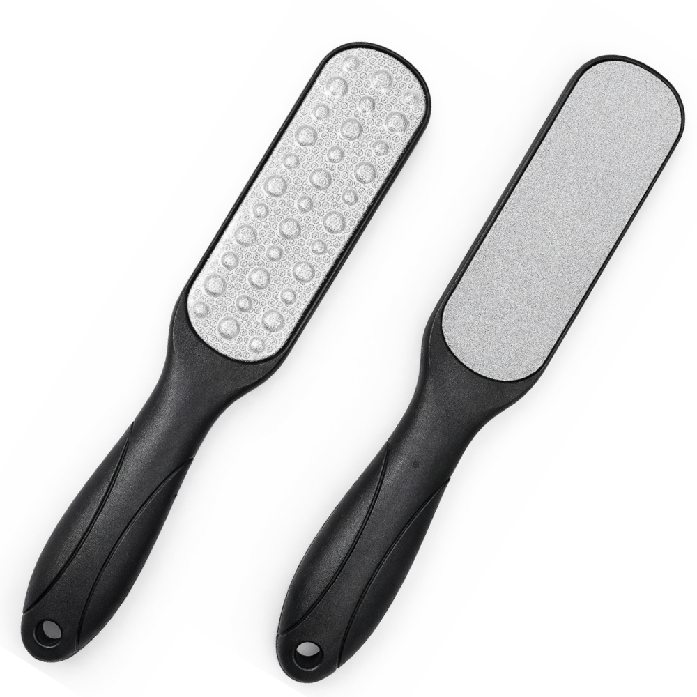 이지케어 양면 스테인리스 풋파일 발각질 제거기 블랙, 35g, 1개, 2개입 4,980원