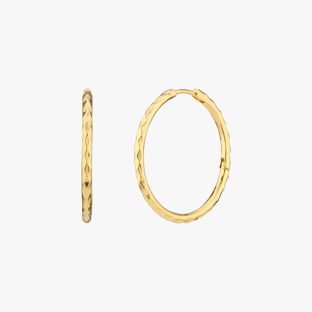 골드앤디어 14kGF 심플 컷팅 블링 원터치 링귀걸이 28,900원