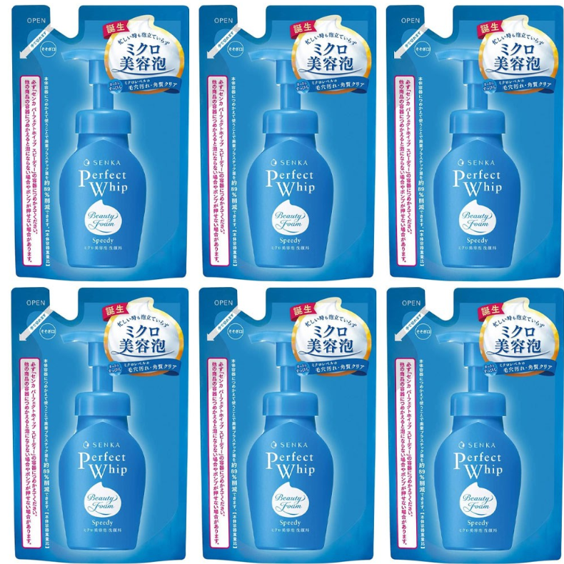 센카 스피디 퍼펙트 휩 모이스트 터치 리필 130ml X 6팩 36,000원