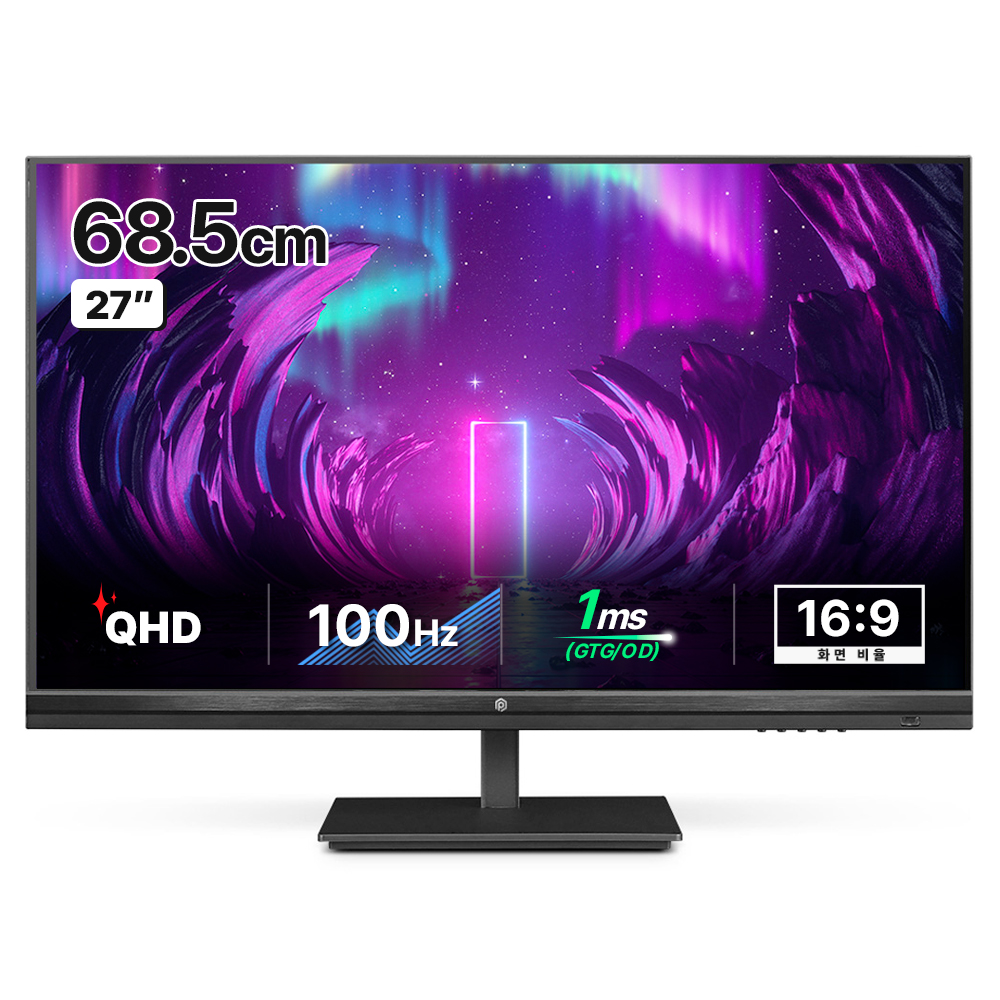 픽셀아트 QHD 멀티 IPS 리얼 100 USB-C 모니터, 68.5cm, PAQ2730F 229,000원