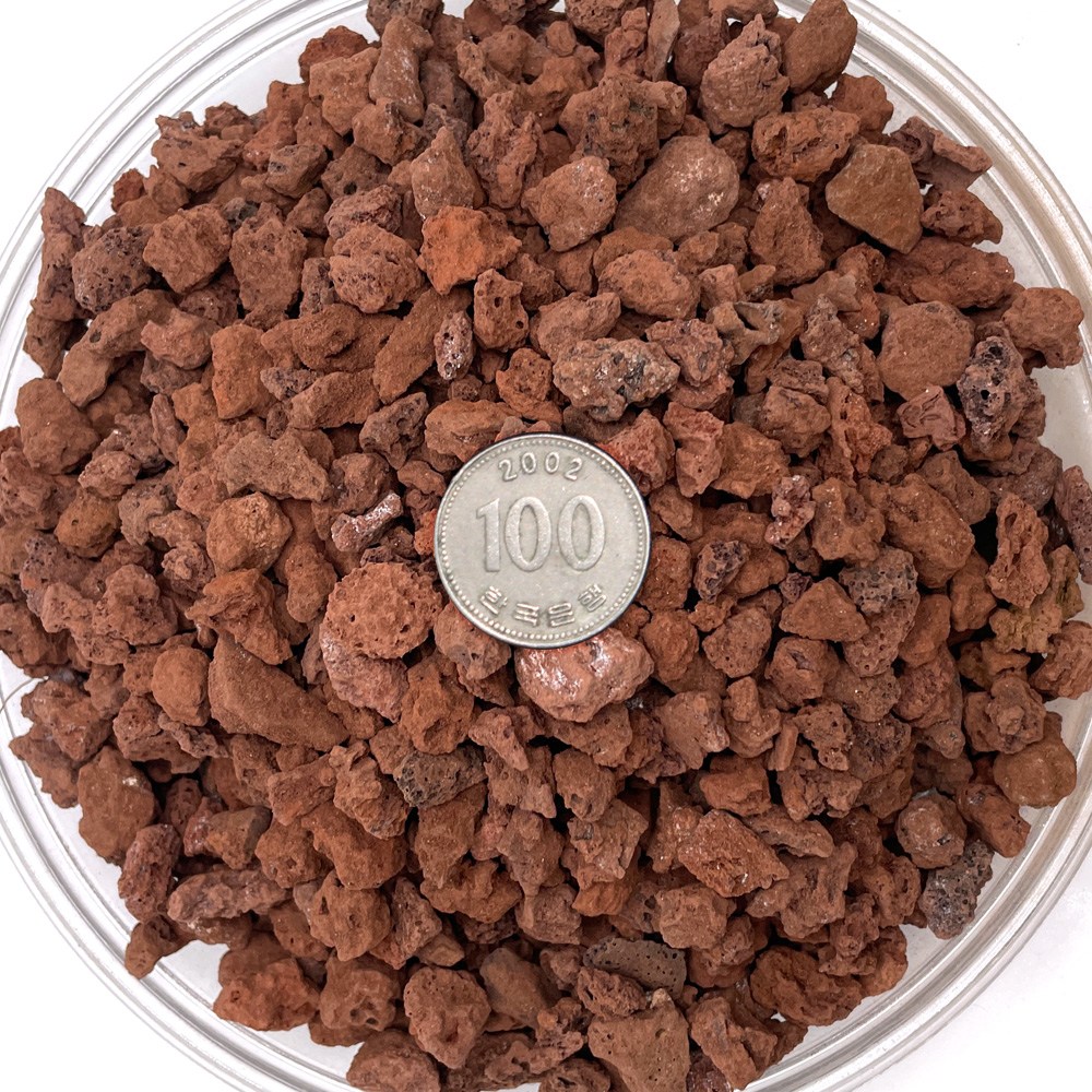 SKFARM 깔끔한 레드 화산석 1호 3-5mm 7,700원