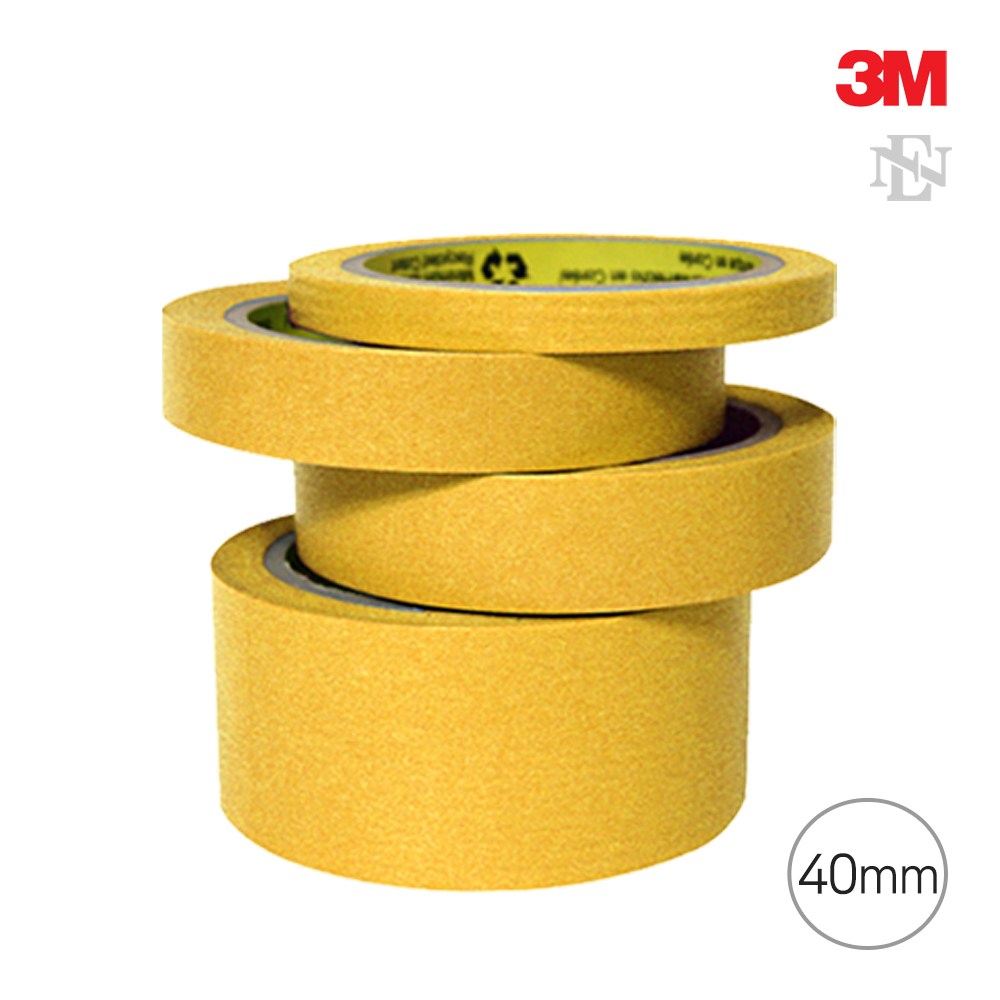 (3M 244 고열마스킹 40mm) 내열 종이 테이프 낱개 9,800원