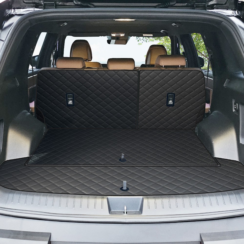 국내제작 현대 싼타페 MX5 (25년08월(26년형)-현재) 자동차 트렁크매트 + 2열등받이, 블랙, 5인승(26년형-) 53,900원