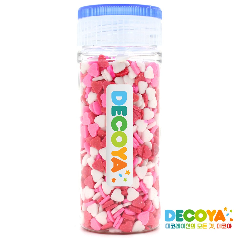 데코야 발렌하트 셰이프 간편용기 (하트모양/베이킹/토핑/스프링클), 1개, 70g 8,900원