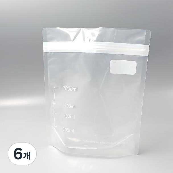 눈금 스탠드 투명 육수 저장 소분 지퍼백 53,700원