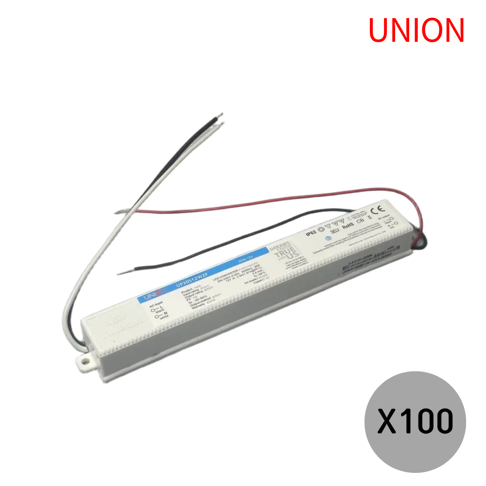 유니온 방수 SMPS 12V 30W LED안정기 컨버터 전원공급기 아답터, 100개 1,375,000원