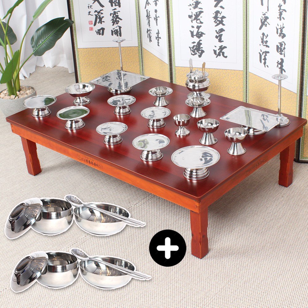 남도공예 국산 스텐 제기세트 BS 20P, 30P, 1세트, 스텐제기 BS 30P 153,900원