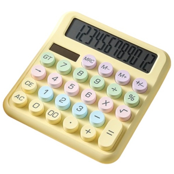 시우리빙 태양열 레트로 파스텔 계산기 11,300원