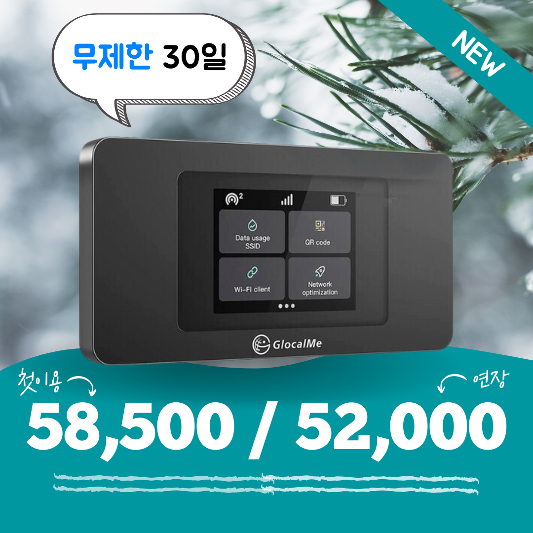 KT 포켓 와이파이 에그 30일 무제한 무약정, 1개, 30일, 신규신청(무제한) 58,500원
