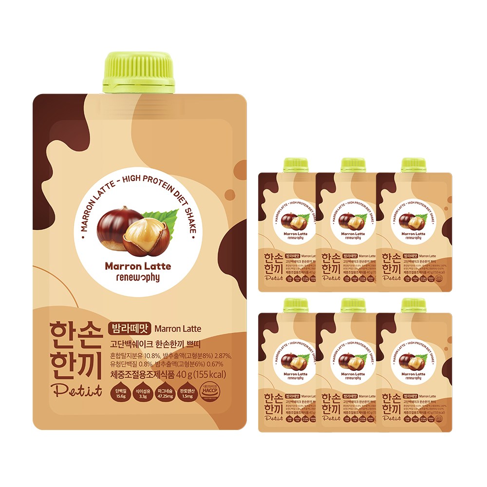 한손한끼 쁘띠 프로틴 단백질 쉐이크 밤라떼맛 20,340원