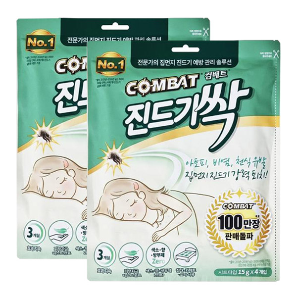 무료배송 헨켈 컴배트 진드기싹 시트형(4매입) 21,860원