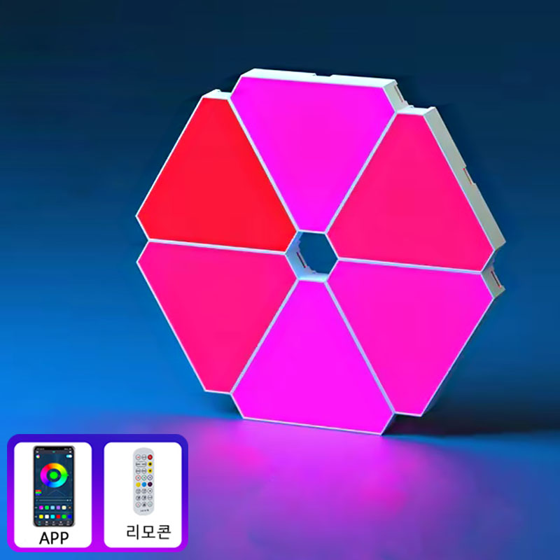 Meyuge LED 간접 패널 라인 조명 DIY 조립식 벽조명 스마트 RGB 모듈식 패널 43,800원