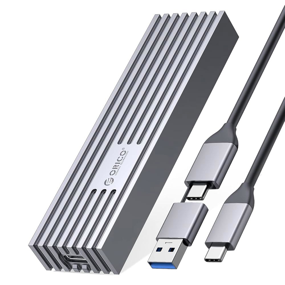 ORICO 40Gbps NVMe SSD 인클로저, M-Key 4TB 2280용 M.2 to USB-C 어댑터, 알루미늄 M2 외장 케이스, Thunderbolt 3/4 USB3.2 74,800원