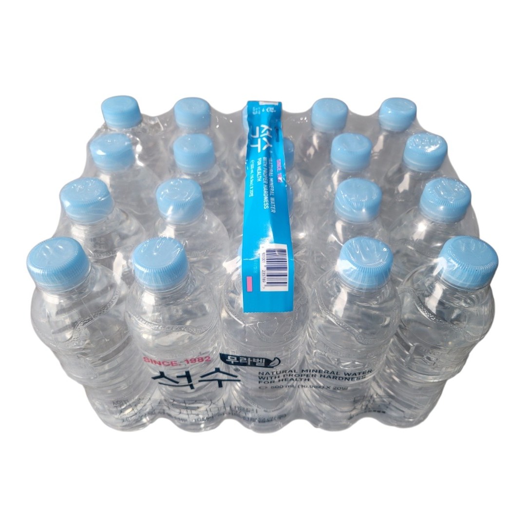 석수 무라벨 생수, 500ml, 20 6,420원