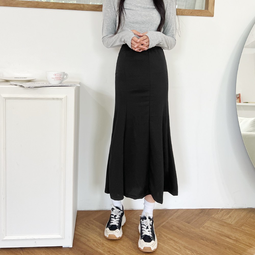 쏘옷 여성용 롱 밴딩 머메이드 스커트 16,110원